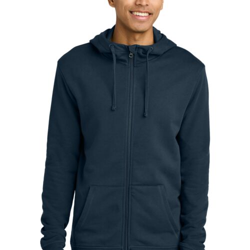 Organic Cotton Fleece Full Zip Hoodie Thumbnail
