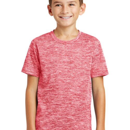 Youth PosiCharge ® Electric Heather Tee Thumbnail